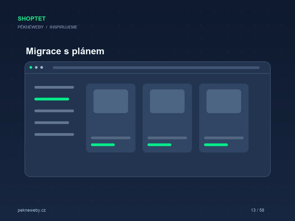 Migrace na Shoptet: produkty nestačí, potřebujete i plán přesměrování